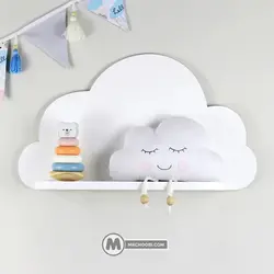 شلف ابری مستر چوبی