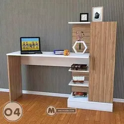 میز تحریر کتابخانه شینا مستر چوبی