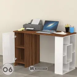 میز تحریر کتابخانه شینا مستر چوبی