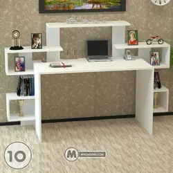 میز تحریر کتابخانه شینا مستر چوبی