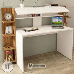 میز تحریر کتابخانه شینا مستر چوبی