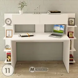 میز تحریر کتابخانه شینا مستر چوبی