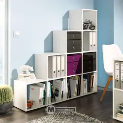 دکور کتابخانه حورا مستر چوبی