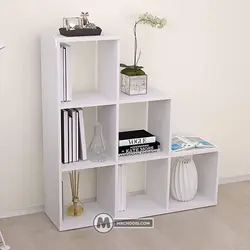 دکور کتابخانه حورا مستر چوبی