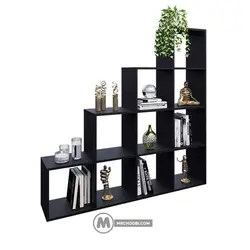 دکور کتابخانه حورا مستر چوبی