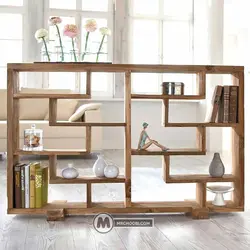 دکور کتابخانه یاسمینا مستر چوبی