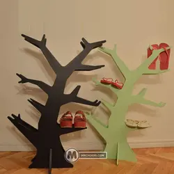 کتابخانه درختی پریسان مستر چوبی