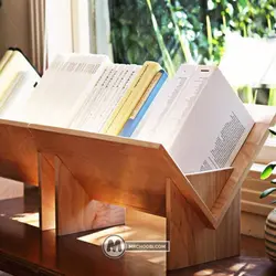 کتابخانه ناودونی مستر چوبی