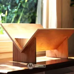 کتابخانه ناودونی مستر چوبی