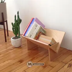 کتابخانه ناودونی مستر چوبی