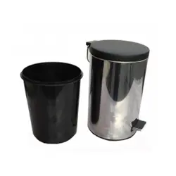 سطل پدال دار استیل اقای میز
