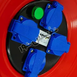 قرقره کابل جمع کن فرا صنعت مدل چهار پریز