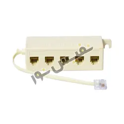 هاب تبدیل 1 به 5 سوکت خط تلفن