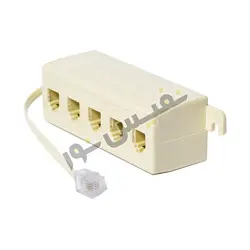 هاب تبدیل 1 به 5 سوکت خط تلفن