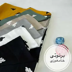 پارچه برنوتی خامه دوزی کاکتوس