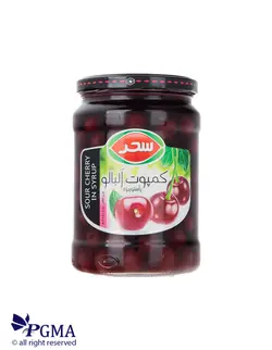 کمپوت آلبالو شیشه ای 650 گرمی (سحر)