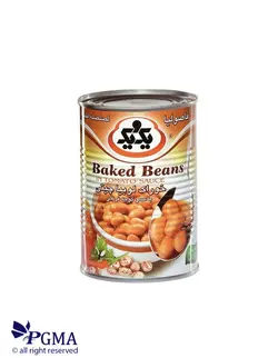 کنسرو لوبیا چیتی ساده 385 گرمی (یک و یک)