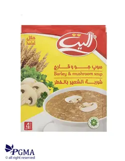 سوپ نیمه آماده جو و قارچ الیت 65 گرمی