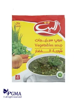 سوپ نیمه آماده سبزیجات الیت 65 گرمی