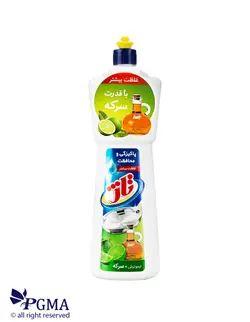 مایع ظرفشویی رایحه لیمو سرکه تاژ 1000 گرمی