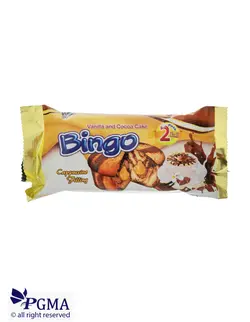 کیک 2 قلو وانیل کاکائو با مغز کاپوچیتو بینگو