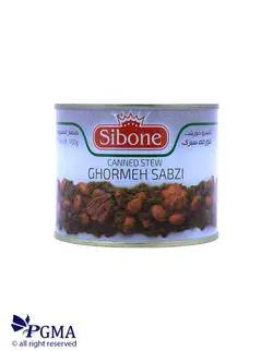 کنسرو خورش قورمه سبزی 450 گرمی(سیبون)
