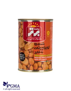 کنسرو لوبیا با قارچ (برتر)