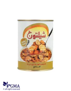 کنسرو لوبیا چیتی با قارچ (شیلتون)