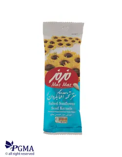 مغز تخمه آفتابگردان نمکی 40 گرمی (مزمز)