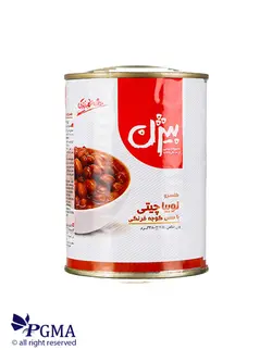 کنسرو لوبیا چیتی با سس گوجه فرنگی(بیژن)