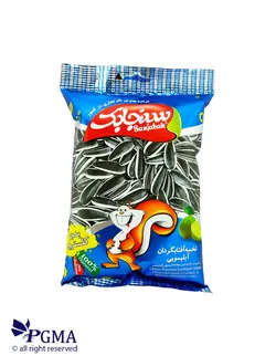 تخمه آفتابگردان لیمویی 100گرمی(سنجابک)