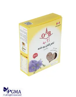 تخم کتان بو داده (طلایی ) جعبه ای 200 گرمی ا.آ. ب