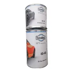 کلر 40-40 و هاردنر 20-50 باسلاک Clear Hardner Baslac