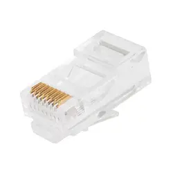 سوکت شبکه RJ45 CAT6 UTP رپیتون بسته 100 عددی