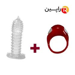 پک جنسی کاندوم سیلیکونی + حلقه ویبراتور فیستا