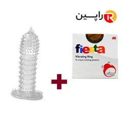 پک جنسی کاندوم سیلیکونی + حلقه ویبراتور فیستا