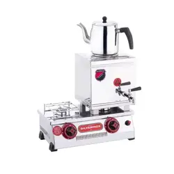 سماور تک قوری گازی silverinox