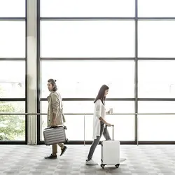 چمدان 90Points شیائومی سایز 20 اینچ مدل زیپ‌دار