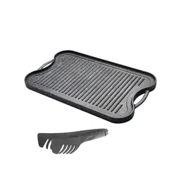 تابه چدن دوطرفه مدل Fontana قابل استفاده روی گاز روی آتش و زغال داخل فر و تنور