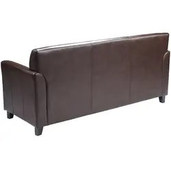 مبل سه نفره چرم M-0145 ظروف پذیرایی -هتلها-رستوران شاپ-رستورانها-کافی شاپ و ...