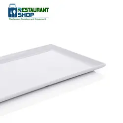 دیس سرو رنگ سفید 35*26 ظروف پذیرایی -هتل ها-رستوران شاپ-رستوران ها-کافی شاپ و ...
