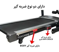 تردمیل خانگی مدل 3302 برند اورجینال PowerMax