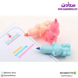 ست هایلایت 6 رنگ طرح پاستیل خرسی