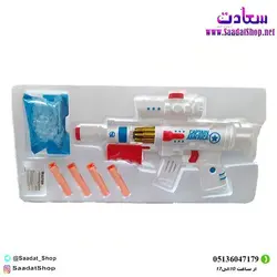 اسباب بازی تفنگ چهار کاره کاپیتان آمریکایی مدل تیر ژله ای