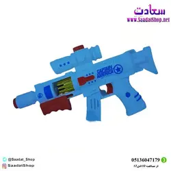 اسباب بازی تفنگ چهار کاره کاپیتان آمریکایی مدل تیر ژله ای