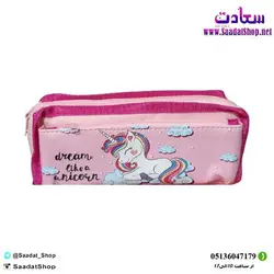 خرید و قیمت جامدادی دو زیپ دخترانه طرح پونی - فروشگاه سعادت - ارزان فروشی هنر ماست