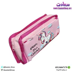 خرید و قیمت جامدادی دو زیپ دخترانه طرح پونی - فروشگاه سعادت - ارزان فروشی هنر ماست