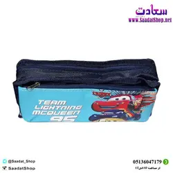خرید و قیمت جامدادی پسرانه دو زیپ طرح مک کوئین - فروشگاه سعادت - ارزان فروشی هنر ماست