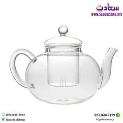 خرید و قیمت قوری شیشه ای فیلتردار تیرینک - فروشگاه سعادت - ارزان فروشی هنر ماست