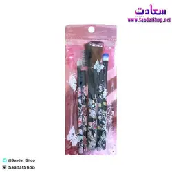 خرید و قیمت ست براش آرایشی 5 تیکه - فروشگاه سعادت - ارزان فروشی هنر ماست
